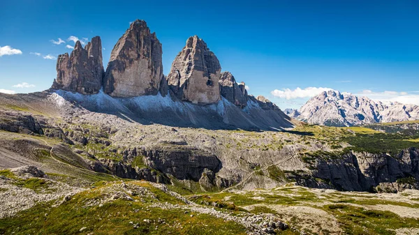 Wonderful view to Tre Cime in Dolomites, Italy — Stock Photo, Image