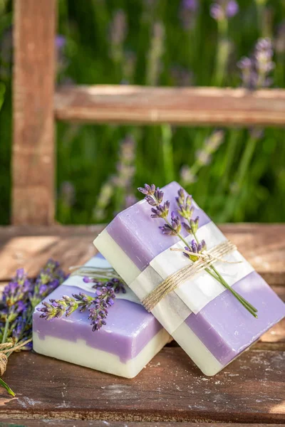Lavendeltvål Färska Ingredienser — Stockfoto
