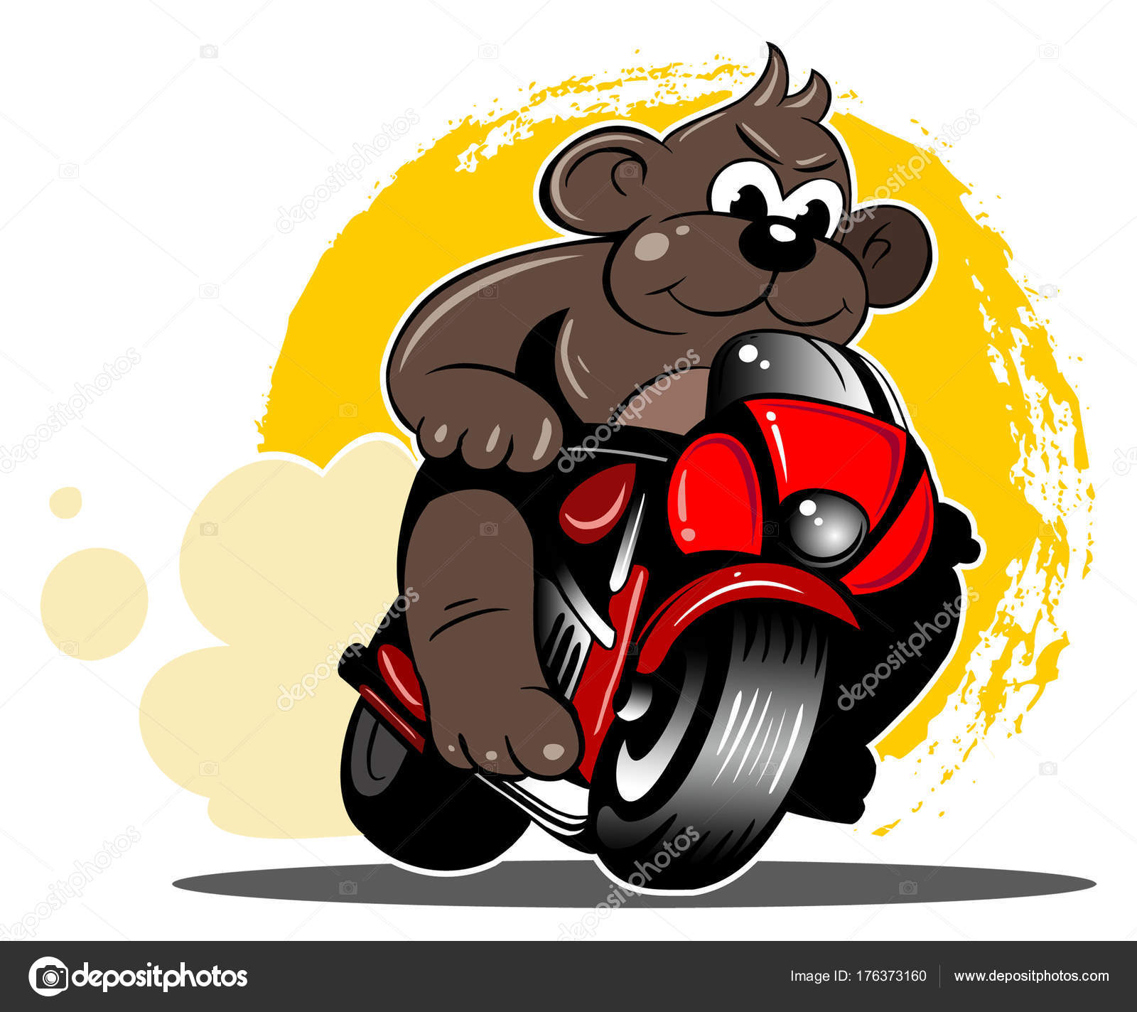 motorcycle teddy bear