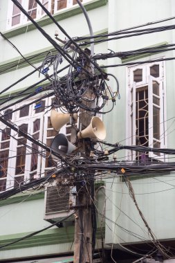 Hanoi, Vietnam için açık telekomünikasyon ve kablo koşum