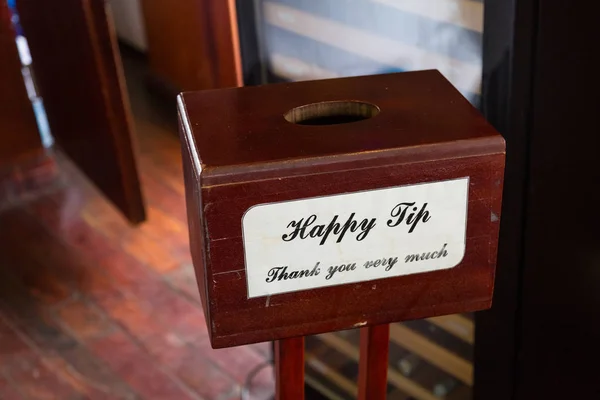 Happy tip box — Stock Photo, Image
