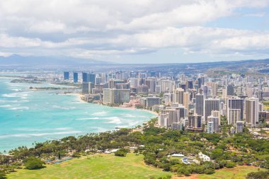 Diamond Head Honolulu manzarası