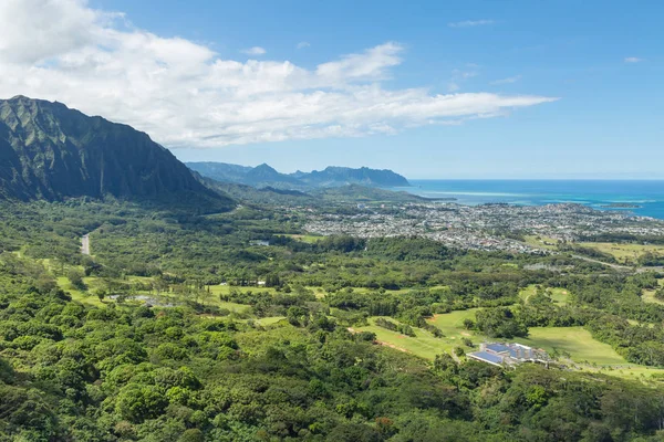 Nu'uanu Pali vedetta — Foto Stock