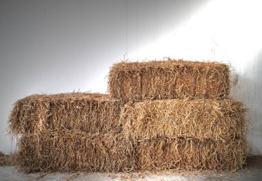 Kırsal pirinç saman balya