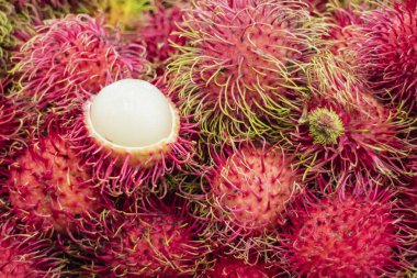 Organik rambutan'ın arka plan