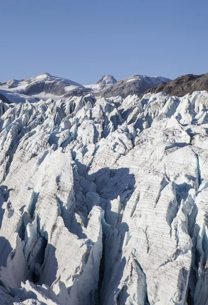 Deep Glacier Crevasses — Stock fotografie