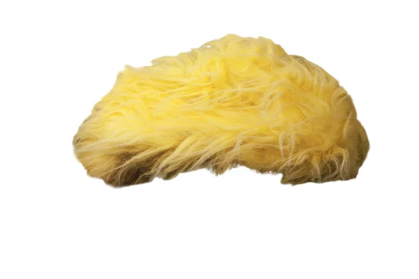 Isolated yellow toupee — Stock Photo, Image