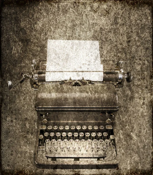 Vintage typewriter with texture — Stock Photo, Image