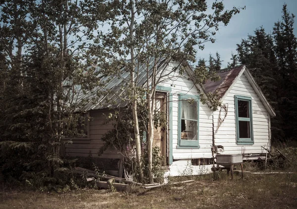Vintage Yukon house — Zdjęcie stockowe