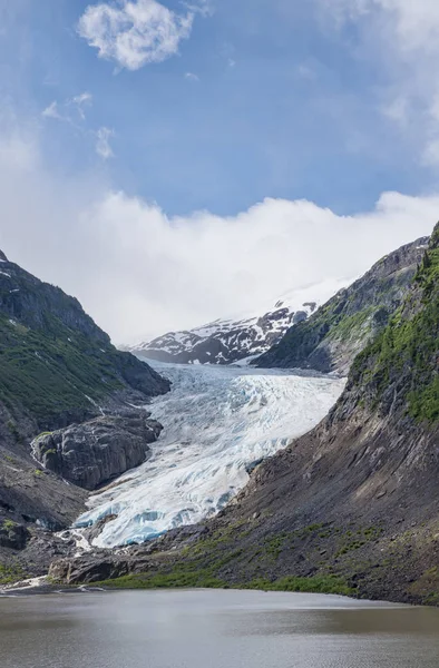 Björnglaciär på sommaren — Stockfoto