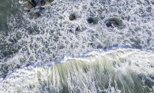 Ondas oceânicas de cima — Fotografia de Stock