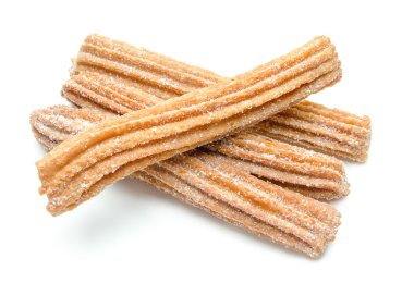 Churros isolated on white background clipart