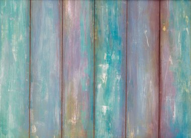 Soyulması boya mavi ahşap duvar