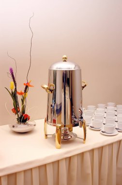 Luxurious large coffee dispenser clipart