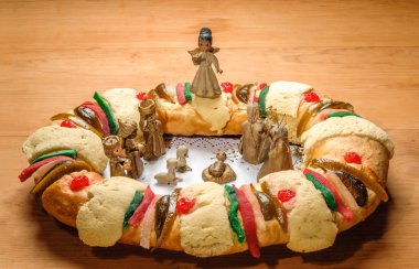 Epiphany kek, kings kek veya rosca de reyes
