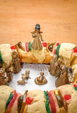 Epiphany kek, kings kek veya rosca de reyes