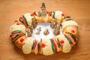 Epiphany kek, kings kek veya rosca de reyes