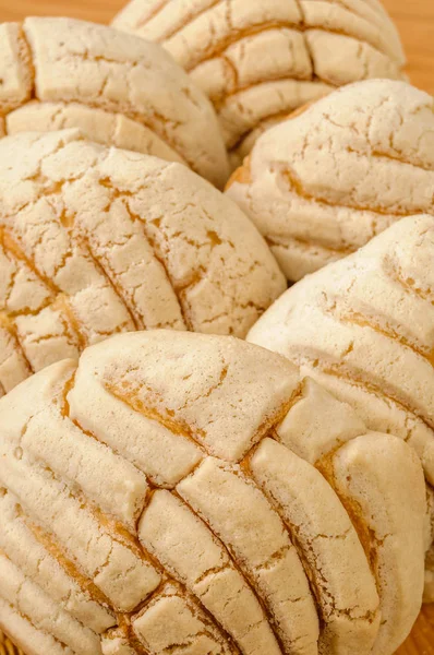 Mexicaanse Conchas zoet brood — Stockfoto