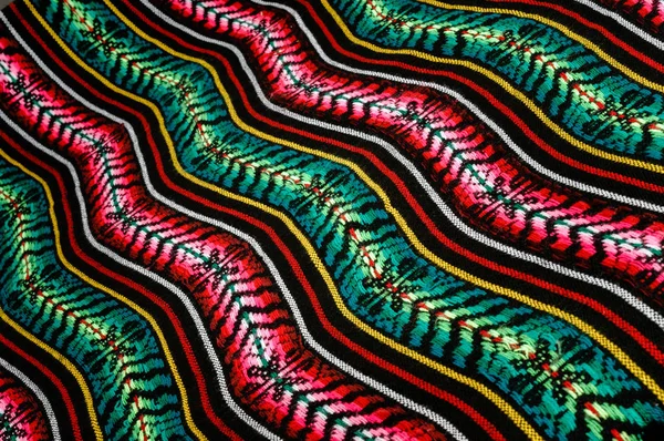 Mexican Sarape multicolored blanket — Stock Photo, Image