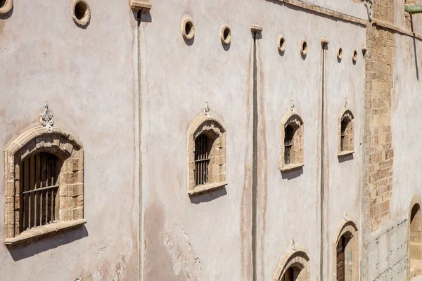 Αυθεντικές Πόρτες Και Παράθυρα Του Μαρόκου Προσόψεις — Φωτογραφία Αρχείου