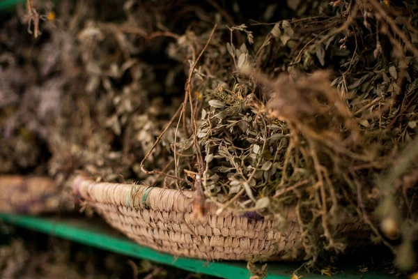 Kurutulmuş Fas otları ve baharatları.