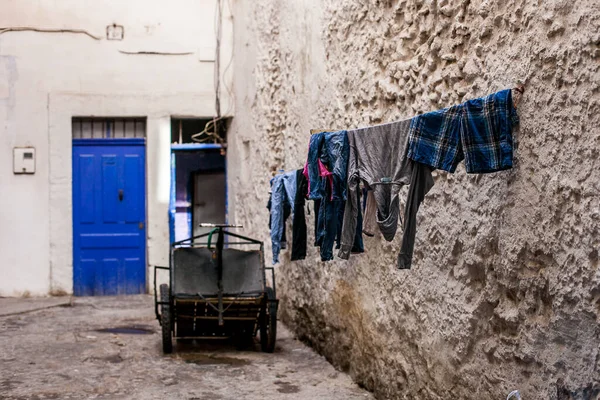 Улицы Двери Марокко — стоковое фото
