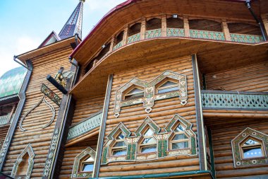 Moskova 'da Izmailovsky ahşap Kremlin