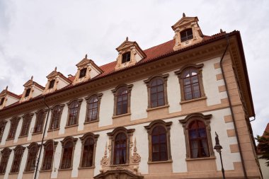 Prague cityscape historic cityscape and a castle 
