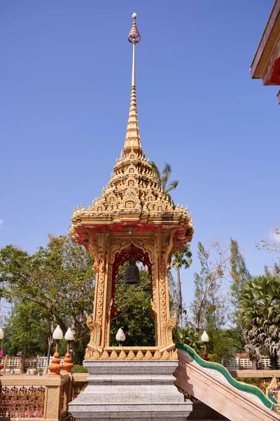 Wat Chalong complexe du temple bouddhiste île de Phuket — Photo