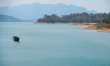 Thai passenger boat. Khao SOK national Park