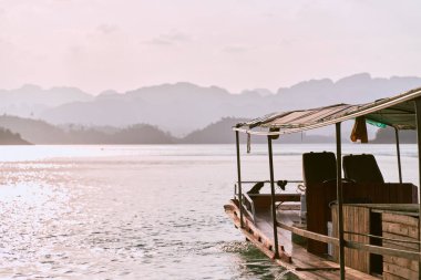 Thai passenger boat. Khao SOK national Park