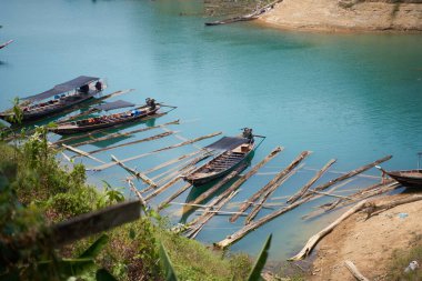 Thai passenger boat. Khao SOK national Park