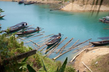 Thai passenger boat. Khao SOK national Park