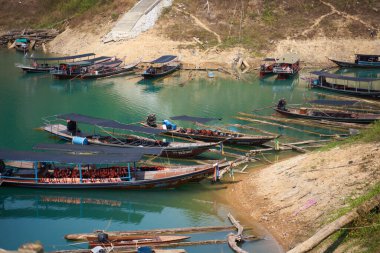 Thai passenger boat. Khao SOK national Park