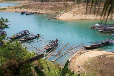 Thai passenger boat. Khao SOK national Park
