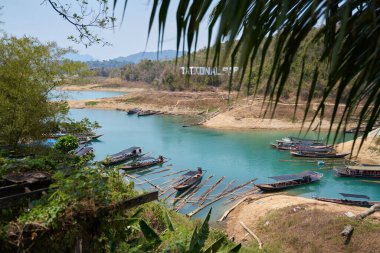 Thai passenger boat. Khao SOK national Park