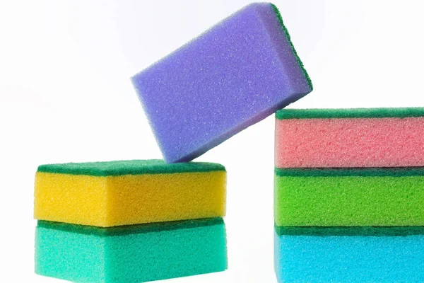 As esponjas de limpeza — Fotografia de Stock