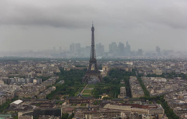 Panorama blanco y negro de París —  Fotos de Stock