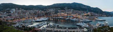 Monaco Panorama günbatımı