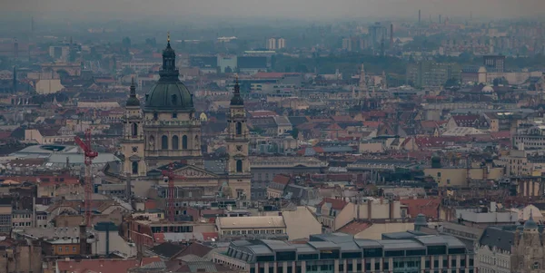 Horizonte de Budapest en la azotea — Foto de Stock