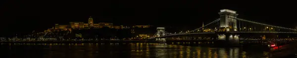 Budapest panoráma éjszaka Ii. — Stock Fotó