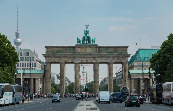 Brandenburger Tor Tageslicht — Stockfoto