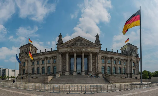 德国国会大厦全景 — 图库照片