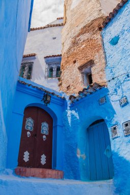 Chefchaouen mavi sokakları ben