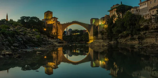 Pôr do sol de Mostar I — Fotografia de Stock