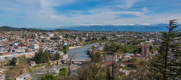 Panoramiczny widok Kutaisi — Zdjęcie stockowe