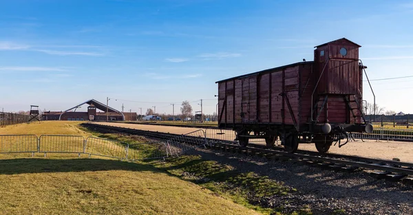 Birkenau Tågbil — Stockfoto