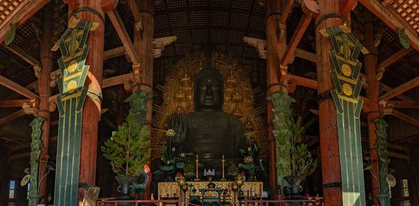 Sebuah Gambar Panorama Dari Patung Buddha Agung Daya Tarik Utama — Stok Foto