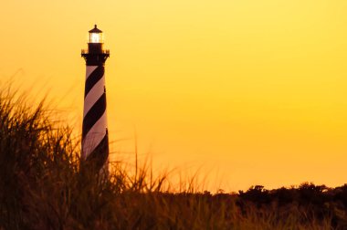 Sunset at Cape Hatteras clipart