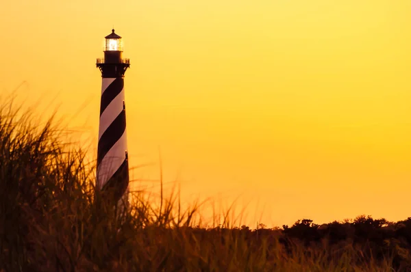 Puesta de sol en el Cabo Hatteras — Foto de Stock